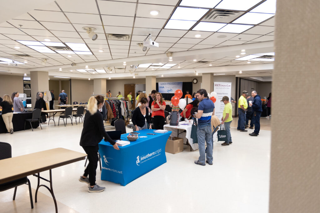Event space at Memorial Auditorium & Convention Center in Pittsburg, Kansas.