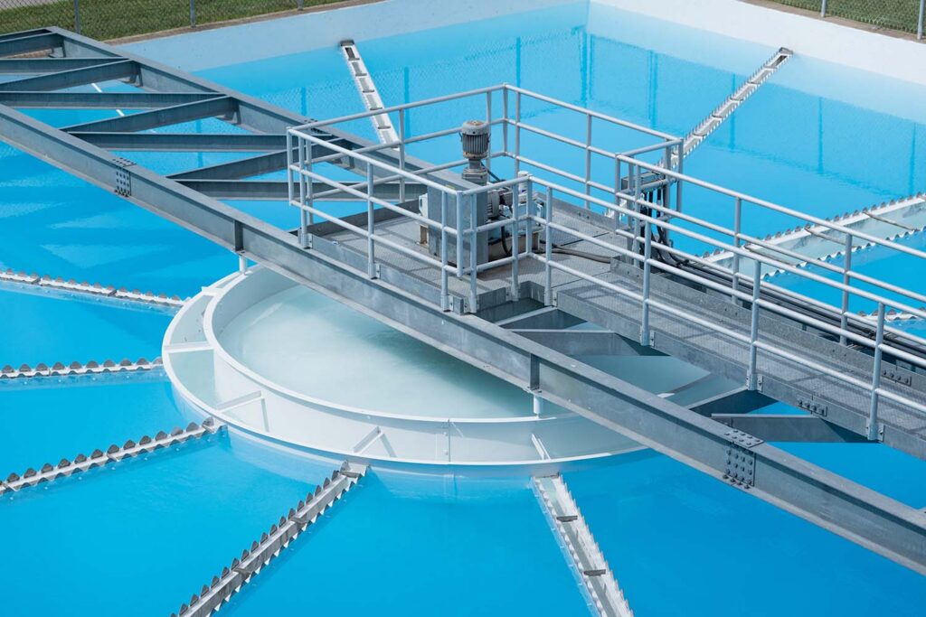 City of Pittsburg water treatment center in Pittsburg, Kansas.